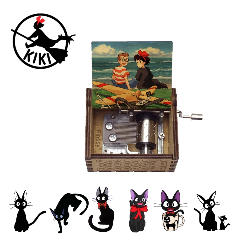 Подарочная музыкальная шкатулка аниме Kiki Музыкальная с видом на океан милый