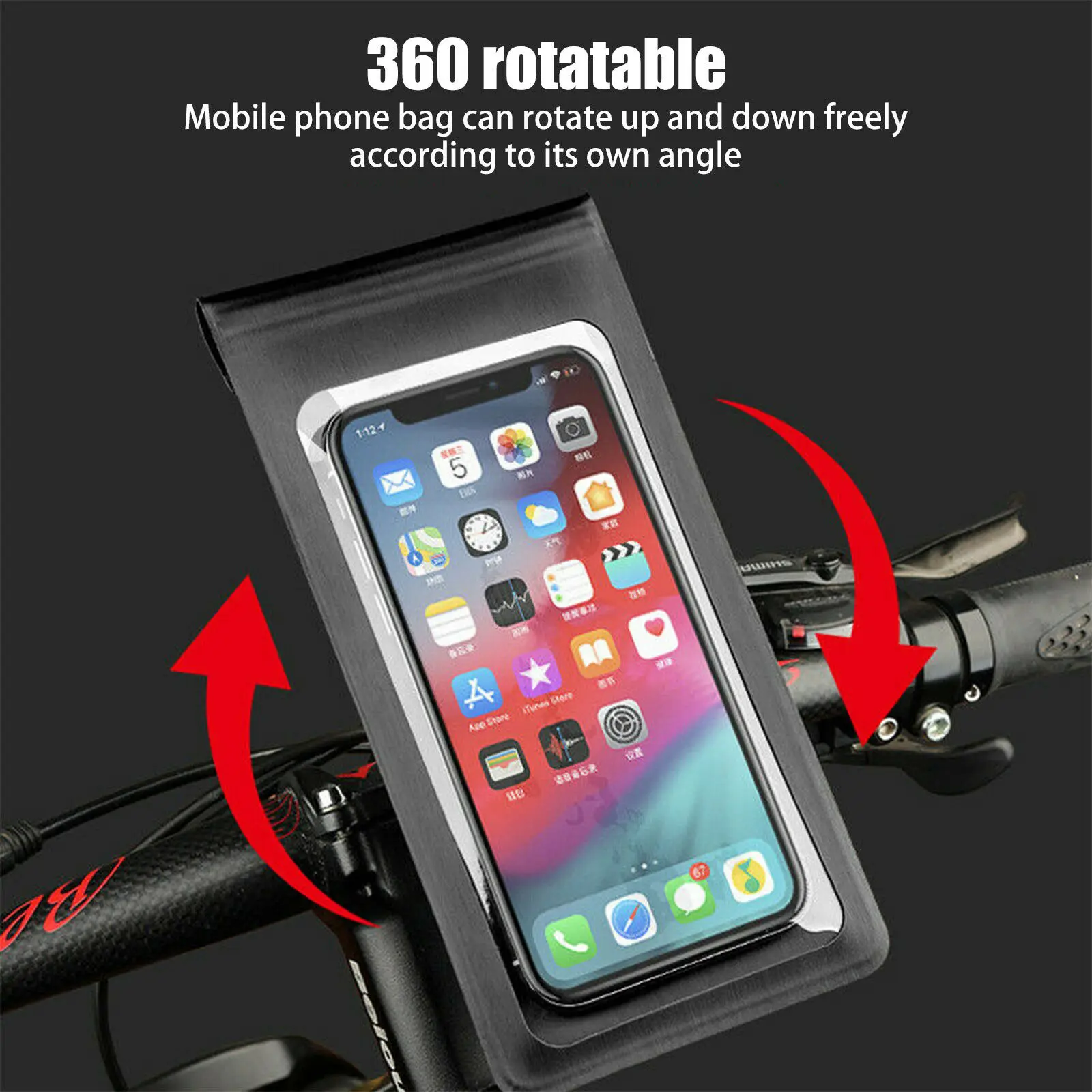 

2021 Newly Bicycle Phone Holder MotorBike Phone Holder Waterproof Phone Case Mount Holder for All Mobile Phones