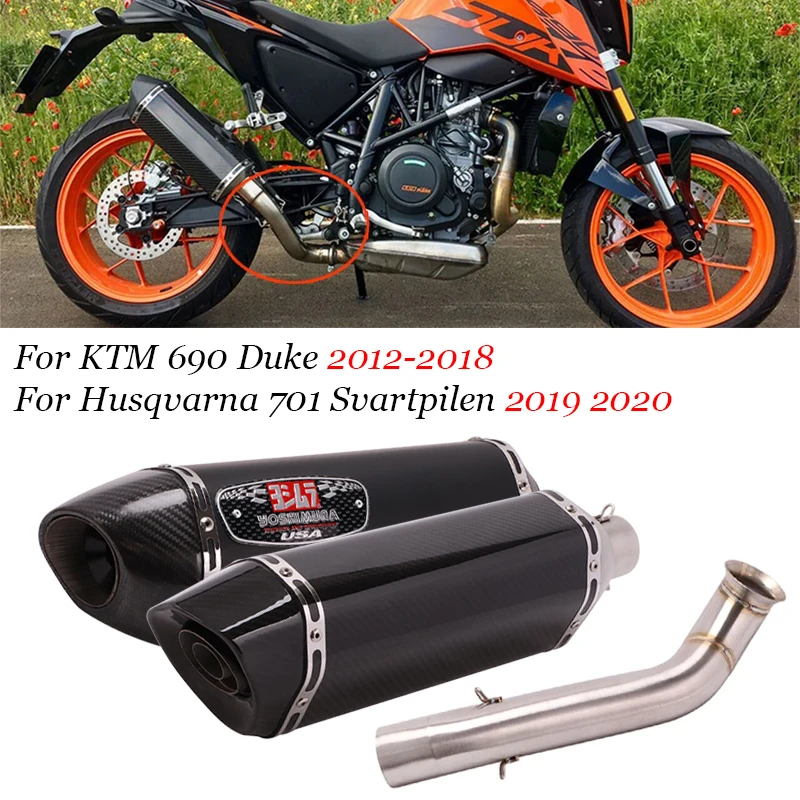 

Выхлопной глушитель для мотоцикла KTM 690 Duke 2012-2018 Husqvarna 701 Svartpilen 2019 2020