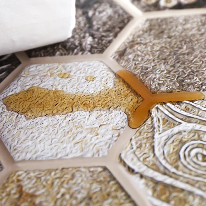 Настенные Стикеры с шестигранным дизайном водонепроницаемые влагостойкие 3D