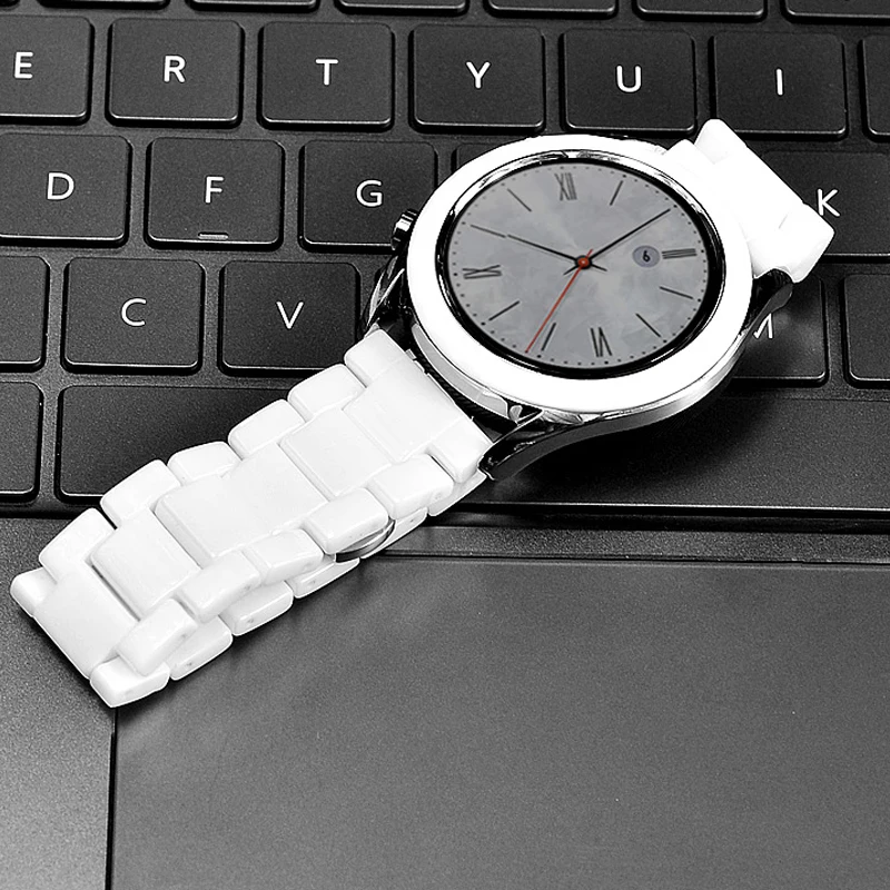 22 мм huawei watch gt 2 ремешок для Samsung Galaxy Watch 46 мм/S3 Frontier band amazfit GTR 47 мм/huami керамический