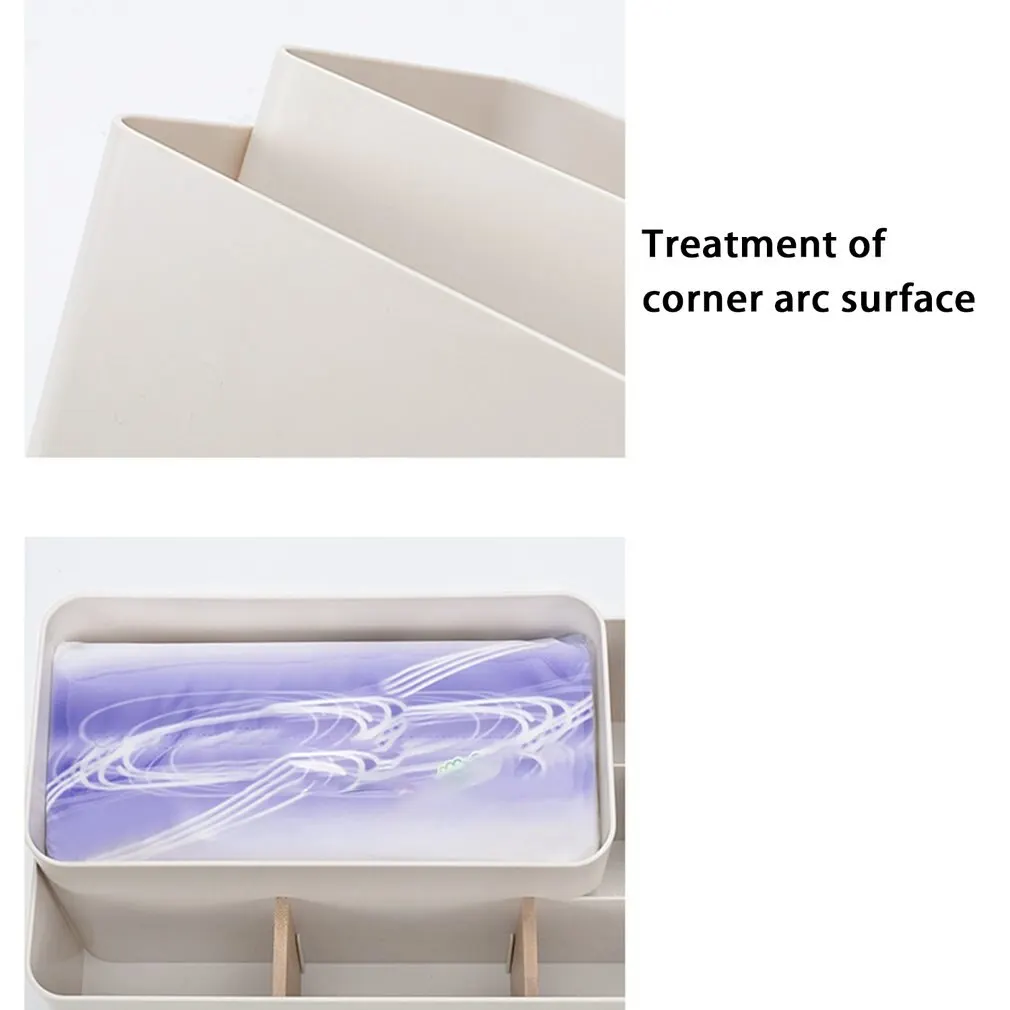 

Home Office Multifunction Napkin Box Mobile Phone Remote Control Cosmetics Tissue Box Holder Case Storage Organizer Container