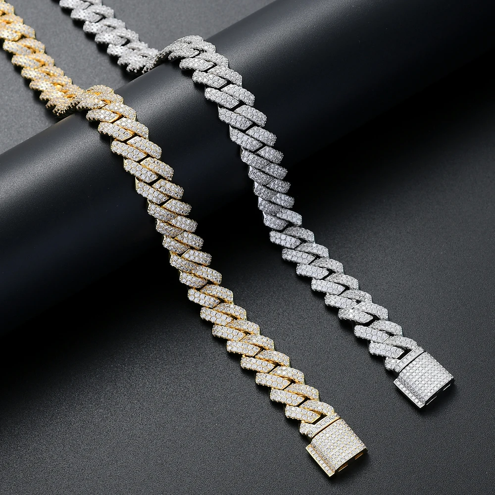 13 мм 16 дюймов 18 20 замороженный Bling кубинская цепь в стиле хип хоп micro pave Цепочки и
