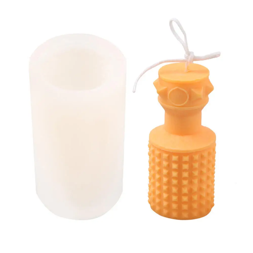 

Silicone Polygonal Geometric Magic Ball Candle Mold Goose Warm Stone Perfume Bottle Ball Aromatherapy Candle Making DIY Kit