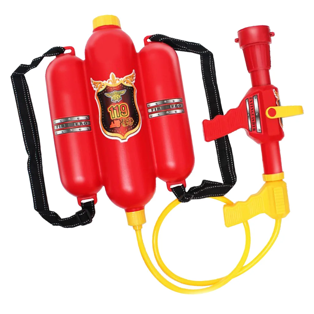 Fireman Toys Backpack Fire Extinguisher Children Outdoor Water Toy Beach Summer Bath for Kids Gifts | Игрушки и хобби