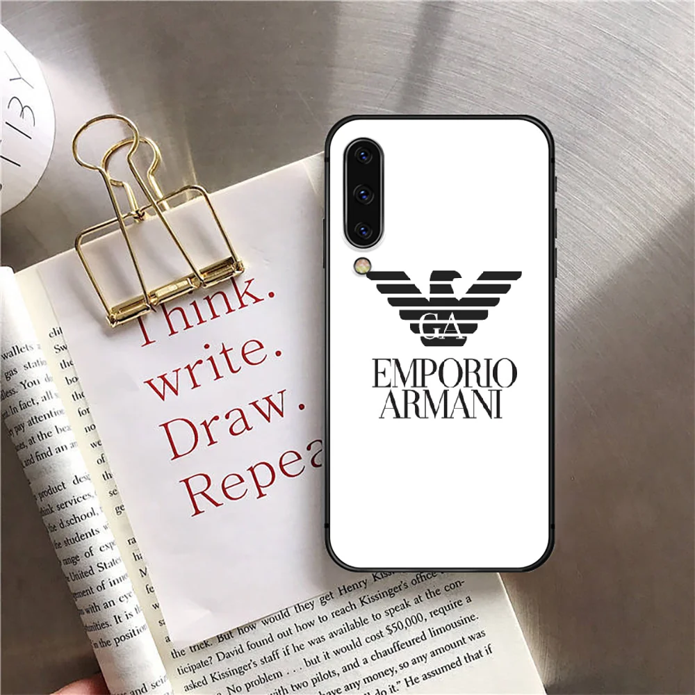 

Ltalian Luxury Brand Phone Case Cover For Samsung Galaxy A 3 5 7 10 12 20 20E 21S 30 30S 40 50 51 70 71 S Black Prime Hoesjes