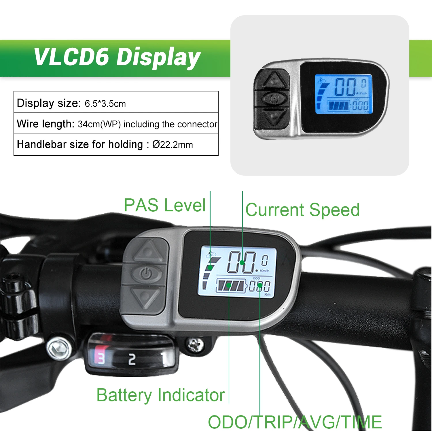Okfeet TSDZ2 V LCD 5 Кнопка оператора 6 XH18 дисплей Ebike TONGSHENG Средний привод двигателя TSDZ 2