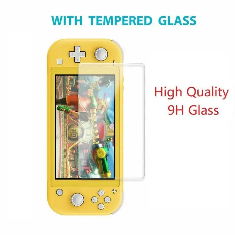Набор аксессуаров для игр 6 в 1 черный серый Nin Tend Switch Lite чехол переноски +