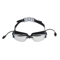 adjustable swimming glasses swim goggles anti fog uv protect with ear plugs