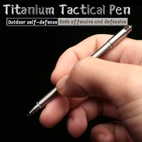 titanium mini tactical pen self defense outdoor edc tool keychain pocket business writing pen collection pen