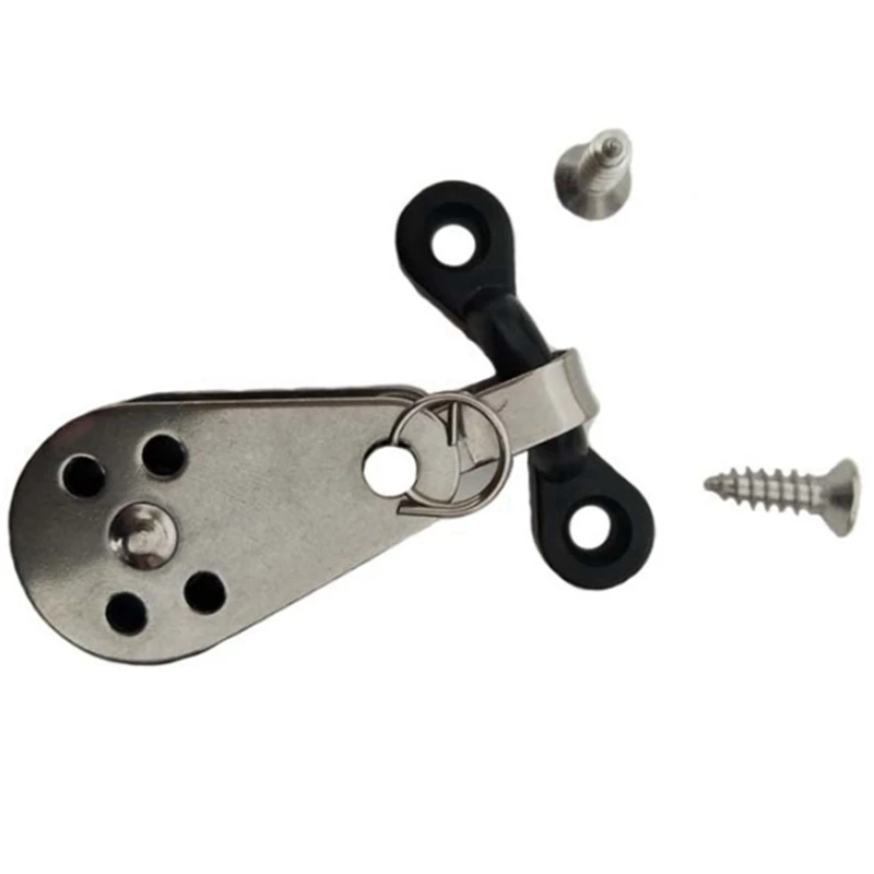 

Rudder Rope Anchor Cable Anti-Wear 25mm C-Type Buckle Self-Tapping Screw with Kayak Inflatable Paddle Bag