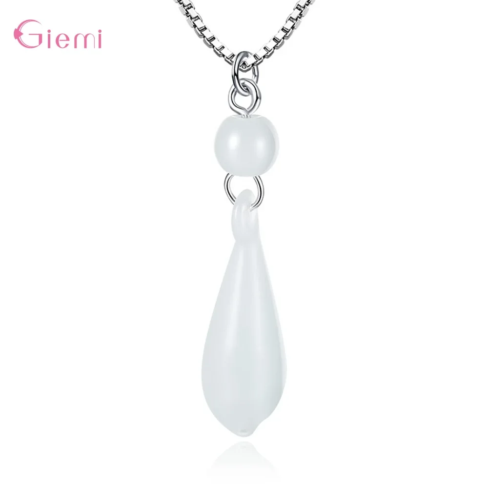 Роскошное ожерелье из стерлингового серебра 925 пробы с натуральным опалом и