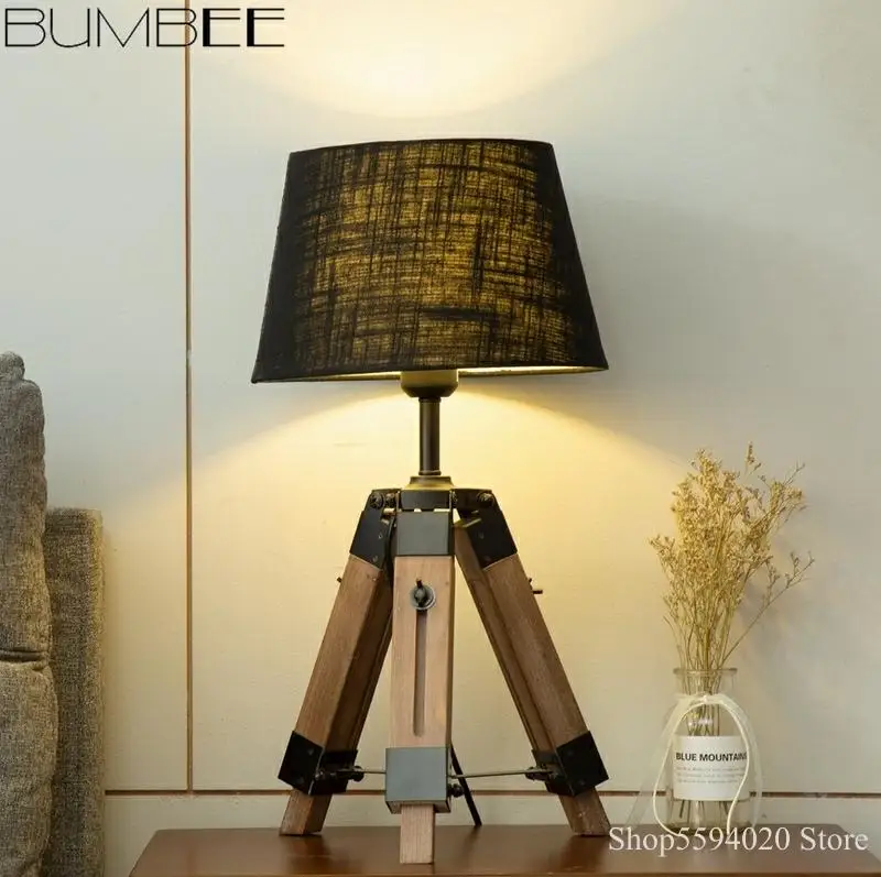 Деревянный напольный светильник Ins в скандинавском стиле креативная