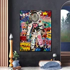 Картина на холсте с изображением Человека на Луне