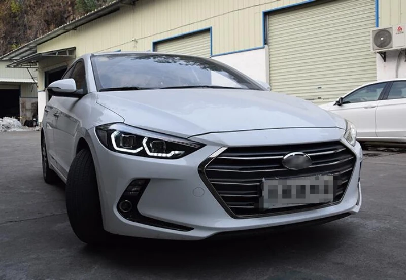 Светодиодная фара Elantra devil eye 2017-2019 года LF | Автомобили и мотоциклы