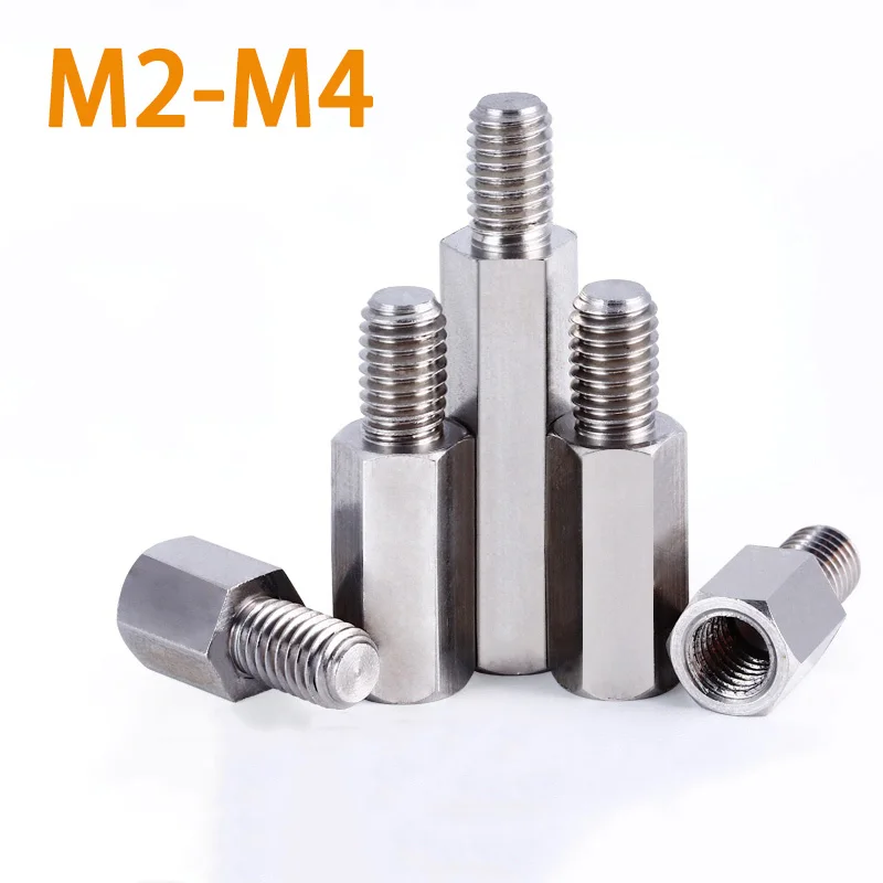 

[M2/M2.5*L+4 M3/M4*L+6] Hex Carbon Steel Male Female Standoff Stud Board Pillar Hexagon Threaded PC Computer Motherboard Spacer
