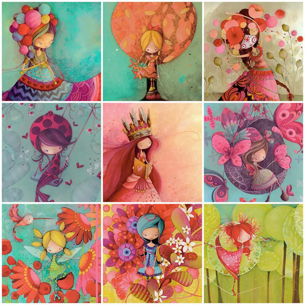 

NEW 5D handmade DIY diamond painting abstract cartoon Mosaic cross stitch with diamond embroidered art wall home decoration gift