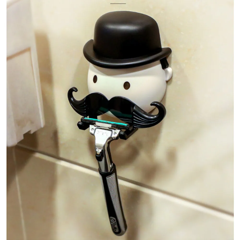 Домашний кухонный пластиковый держатель для бритвы стеллаж хранения в ванной