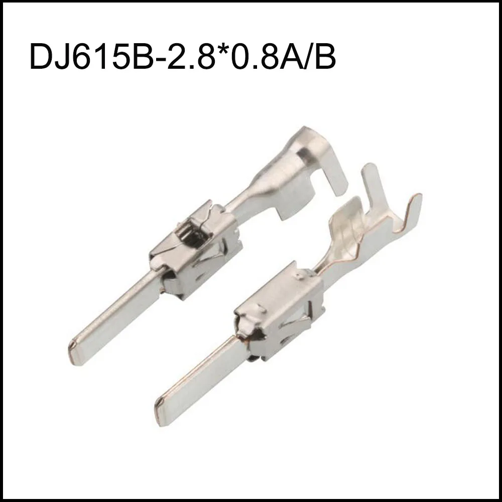DJ615B-2.8 * 0.8A/B Авто жгута проводов терминал мужской женский корпус кабельного разъема разъем автомобильной вилки Медь иглы
