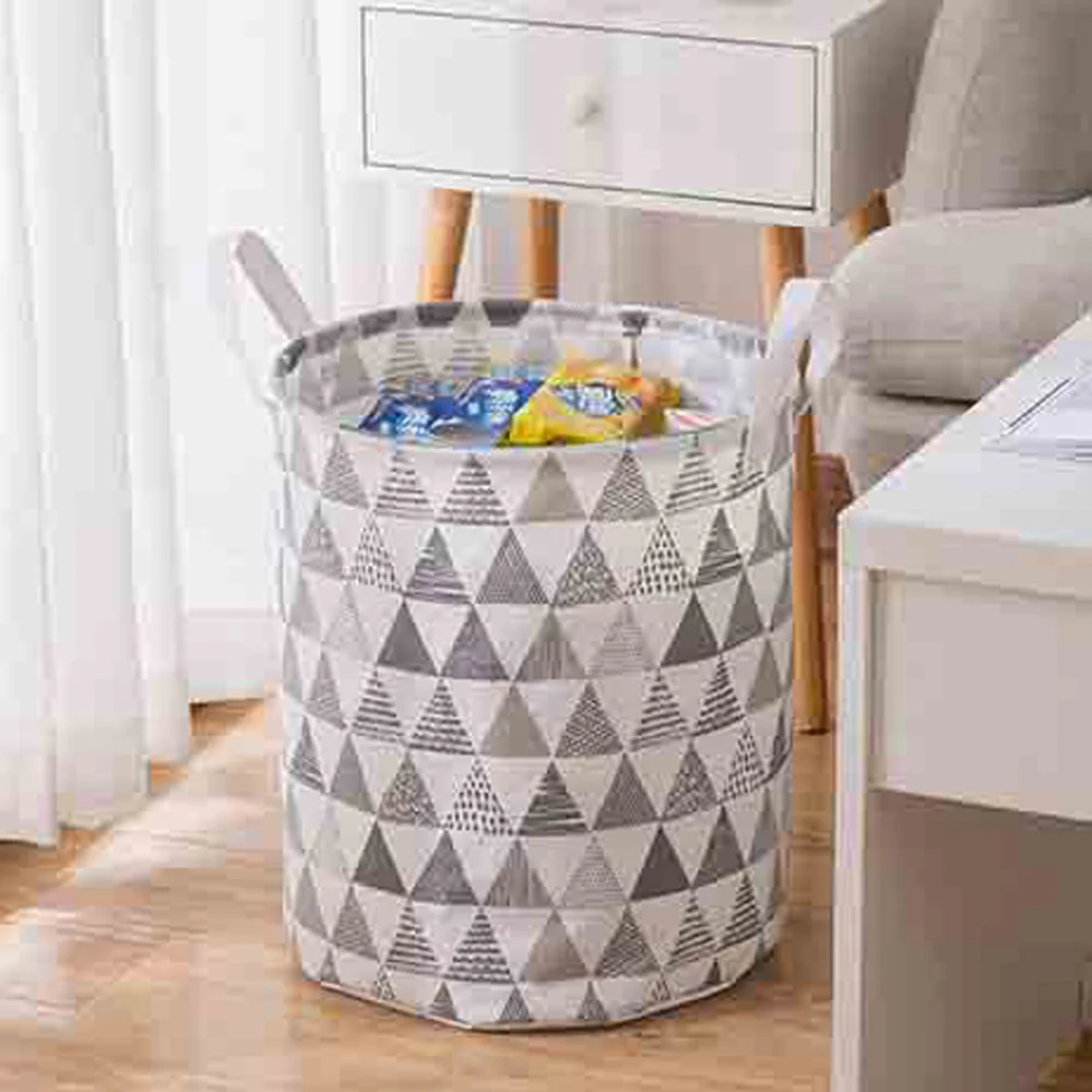 Корзина для белья из хлопка водонепроницаемая корзина складная | Дом и сад