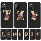 Чехол для Oneplus 9 с инициальными буквами для Oneplus 7T 8 Pro Nord N100 N10 8T 7T 9, чехол, мягкий силиконовый чехол, модный задний бампер