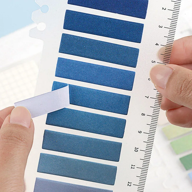 Милые Красочные блокноты Kawaii градиентные липкие Стикеры для записей детей DIY