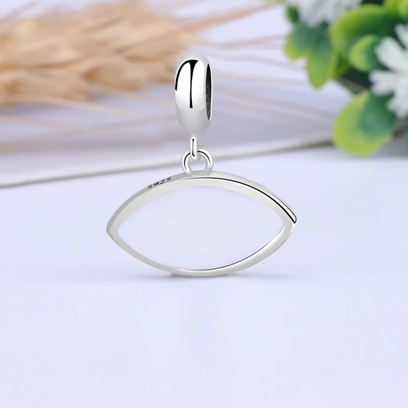 

2019 100% 925 Sterling Silver Eye Of Angel Fit Bracelet Charm Pendant Beads Gift For Women Diy Jewelry
