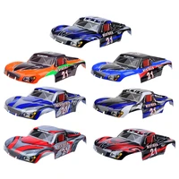 rc abs plastic body shell with stickers decor replace for hsp 94155 94170 rc 110 scale remote control high speed racing car diy