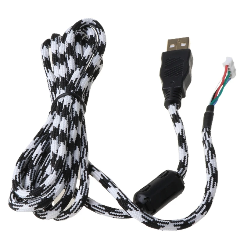 

DIY Umbrella Rope Mouse Cables Soft Durable Mouse Line Replacement Mouse Wire