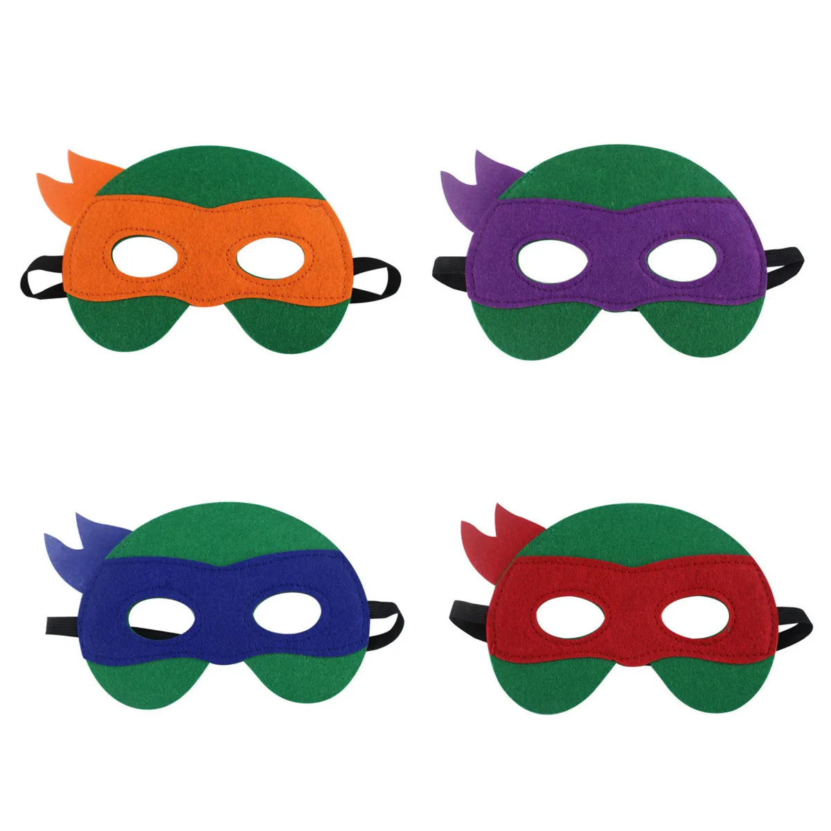6/10/12pcs Ninja Turtle Masks Kids Eyes Masks Happy Birthday Party Supplies Favors Baby Shower Events Party Decoration Kids Gift