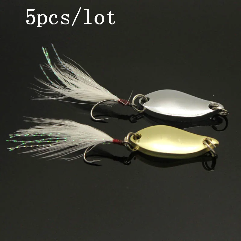 

5PCS FishingLure Ice Fishing 2.5G 3.5G 5G Small Meta Baits Blade Artificial Wobbler Bass Accessories Peche Pesca Carp Fishing