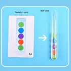 Пробирка Монтессори с зажимами, детская развивающая игрушка для обучения мелким мотором, развивающая игрушка для детей