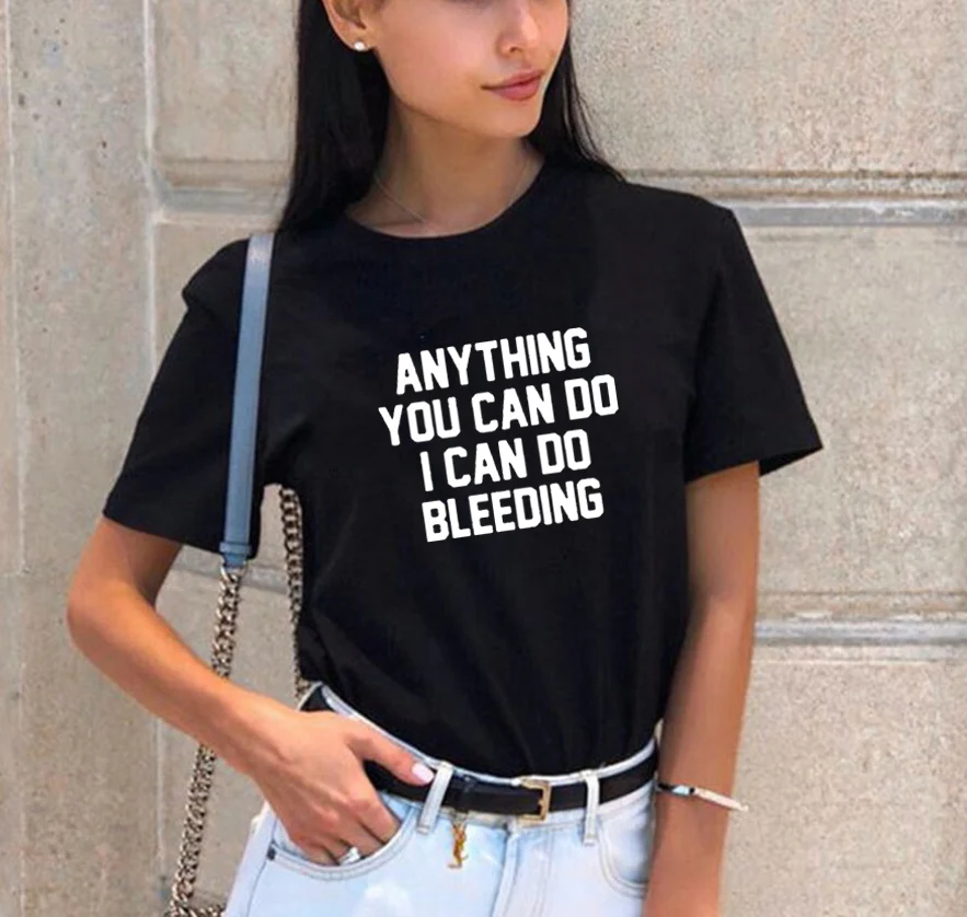 Женская хлопковая Футболка с круглым вырезом коротким рукавом и принтом - купить