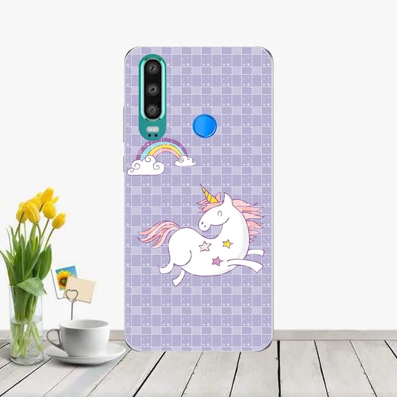 

Silicone Cases For Huawei P30 Lite Case Soft TPU Printed Phone Case for Huawei P30 Lite Case cover P30Lite Coques P 30 Lite