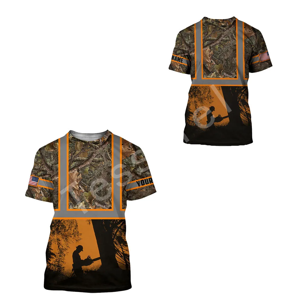 Футболка с 3D-принтом круглым вырезом и коротким рукавом в стиле Харадзюку -