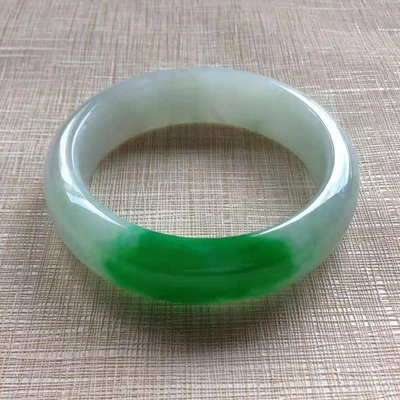 

Натуральный бирманский нефритовый браслет 54-62 мм, Элегантные украшения принцессы, лучший подарок