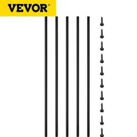 vevor deck balusters metal pole spindles 1610 pack 44 inch iron post stair railing staircase baluster iron stairdoor railing