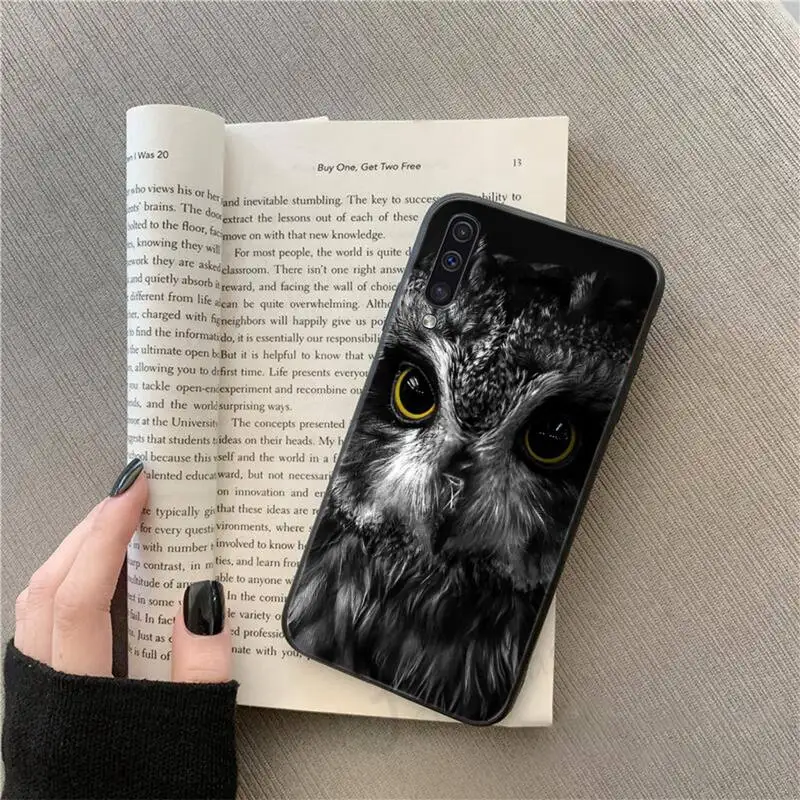

Night Owl cuteanimal luxury Phone Case For Samsung galaxy S 9 10 20 A 10 21 30 31 40 50 51 71 s note 20 j 4 2018 plus