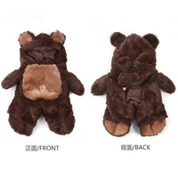 pet bear standing outfit dog cat cosplay suit costume dogs cats cartoon style funny animal transforming clothes pets supplies