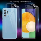 Для Samsung Galaxy A52 A52s 5G прозрачная ТПУматовая Гидрогелевая Защитная пленка с полным покрытием и защитой от отпечатков пальцев (не стекло)