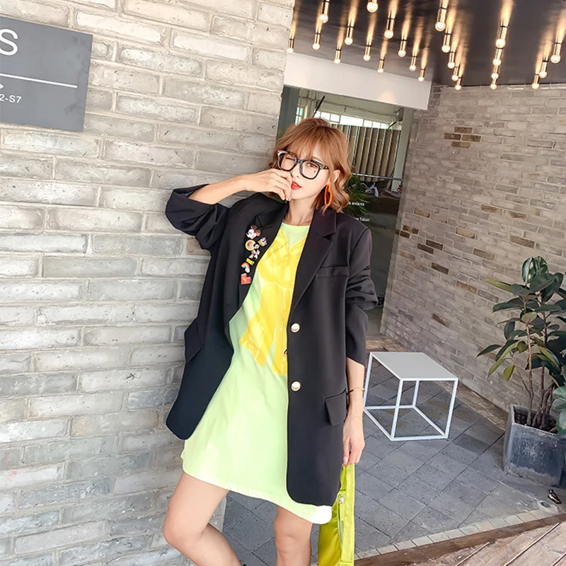 Женские осенние блейзеры 2020 расшитая бисером нашивка дизайнерские шикарные