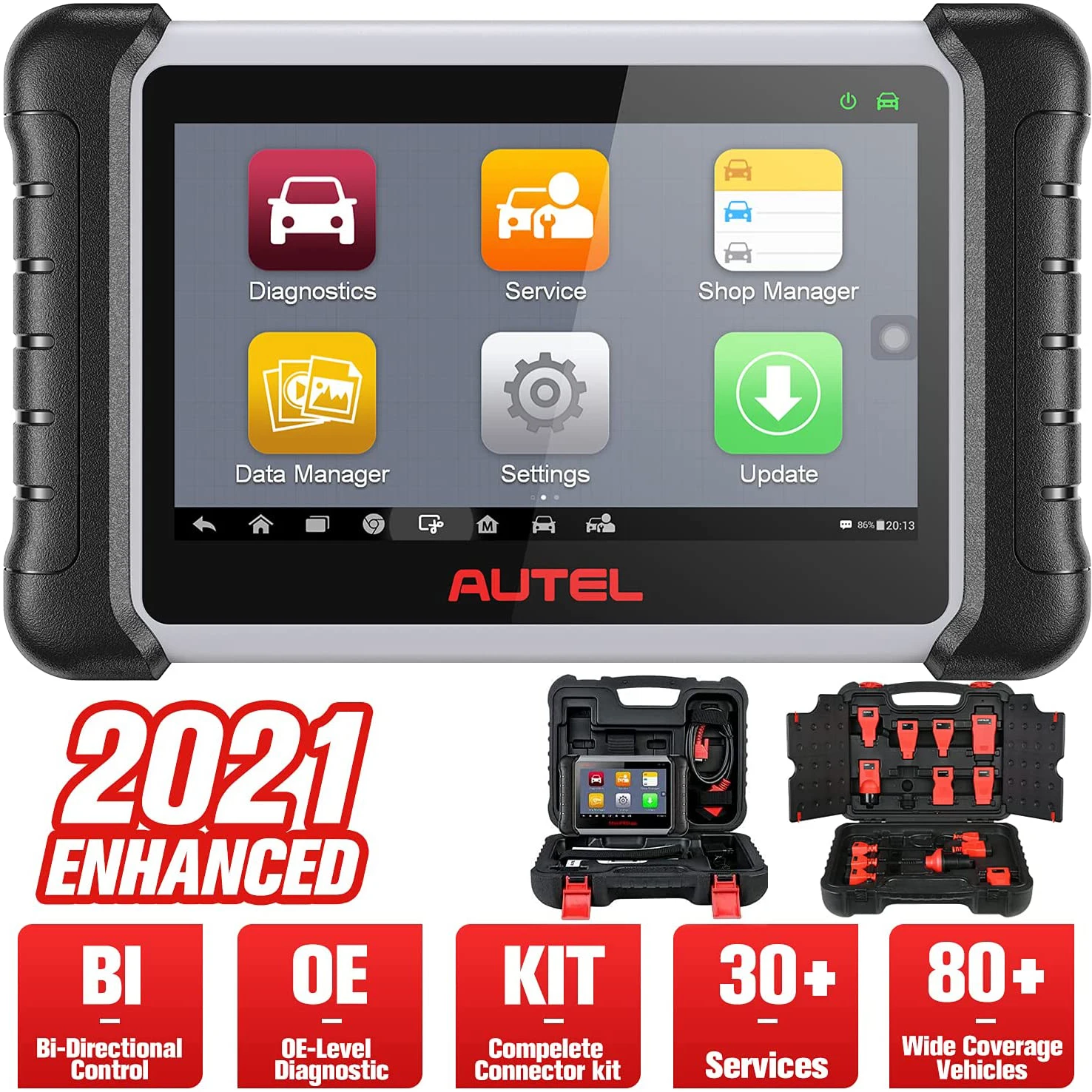 

Диагностический инструмент Autel MP808K, диагностика автомобиля Obd2, сканер, автоматическое кодирование, OE-уровень Obd2 23 +, профессиональный инстру...