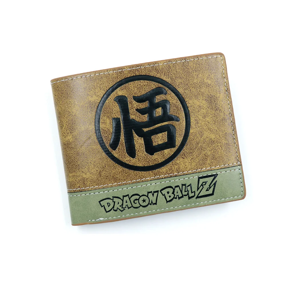 Dragon Ball-1 PU короткий кошелек Аниме Черный дворецкий дэт Примечание Сказочный хвост наруто одна деталь Тоторо меч искусство онлайн с карманом для монет - Цвет: Dragon Ball-1