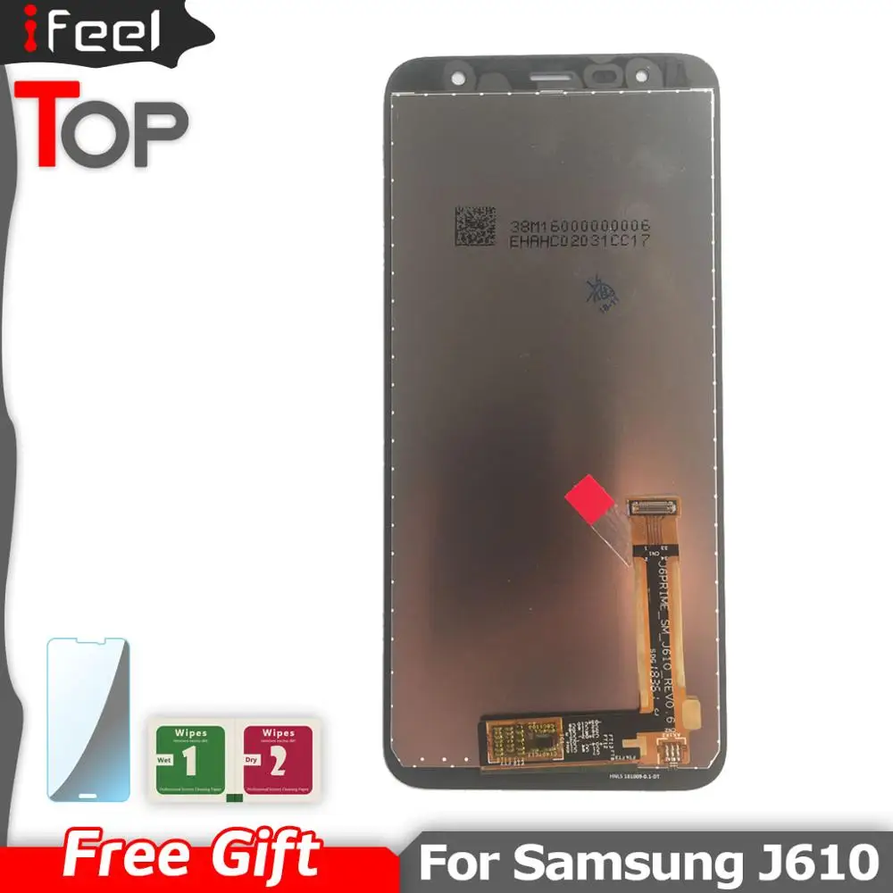 6,0 дюймов Супер Amoled lcd S для samsung J6+ J610F SM-J610FN ЖК-дисплей+ сенсорный экран модуль для samsung J610 ЖК-экран