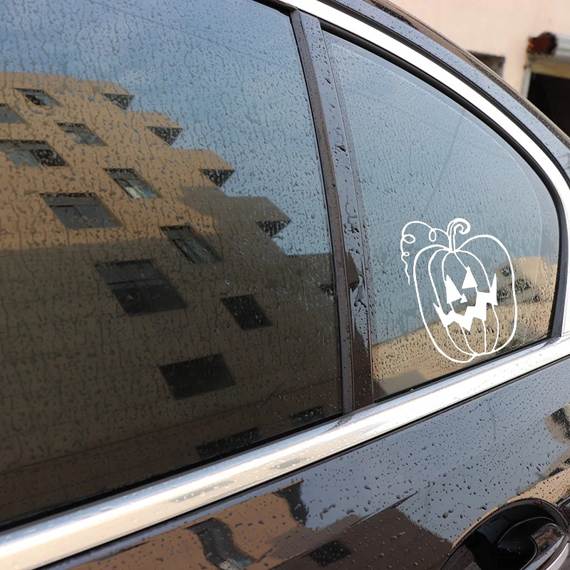 

YJZT 11.5X16.7CM Pumpkin Funny Vinyl Decals Fashion Window Decoration Car Sticker C25-1266