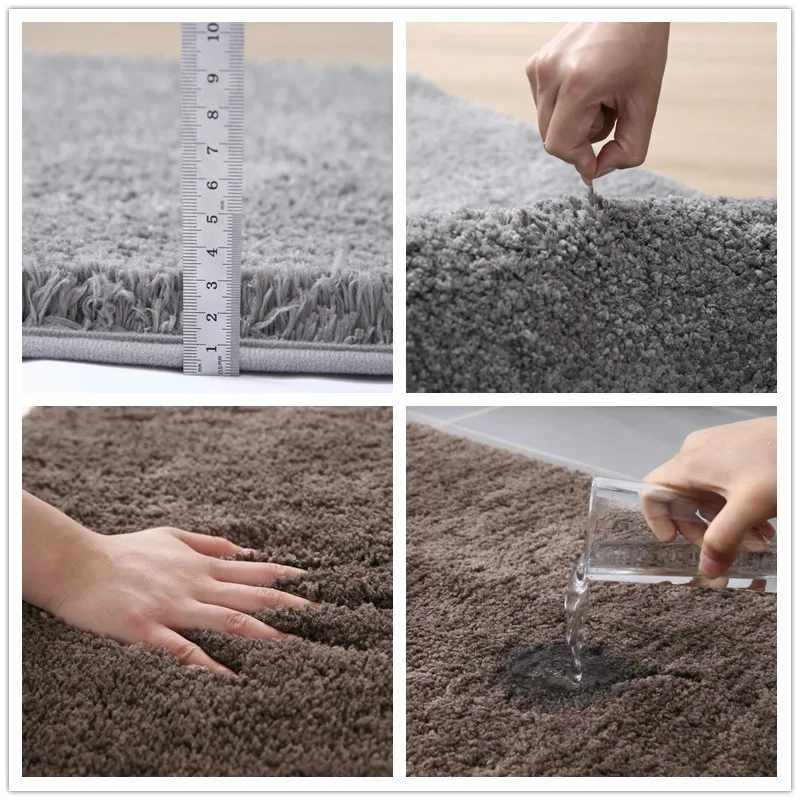 

New North American Style Bathroom Absorbent Floor Mat Carpet Bathroom Door Non-slip Floor Mat Door Bedroom Household Floor Towel