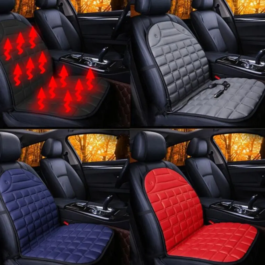 Автомобильная зимняя одноместная электрическая подушка на сиденье 12 В