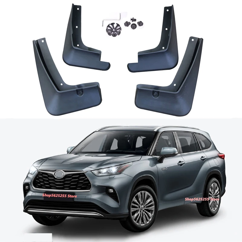 

Car Mudguard for Toyota Highlander 2021 2022 Accessories Fender Anti-Dirt Cover Front Rear Tire Protection Mat Modification