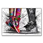 Новый 5D алмазов картина пара носить Сникеры с рисунком в виде граффити DIY Алмазная Вышивка крестом Мозаика Кристалл Декор для дома подарок