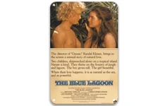 the blue lagoon 1980 metal tin signs movies house decoration for bar 8x12 inches